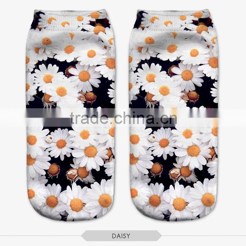 women hot girls tube socks high quality 3d digital full print colorful ankle socks sports unisex custom hot sale stretch spandex