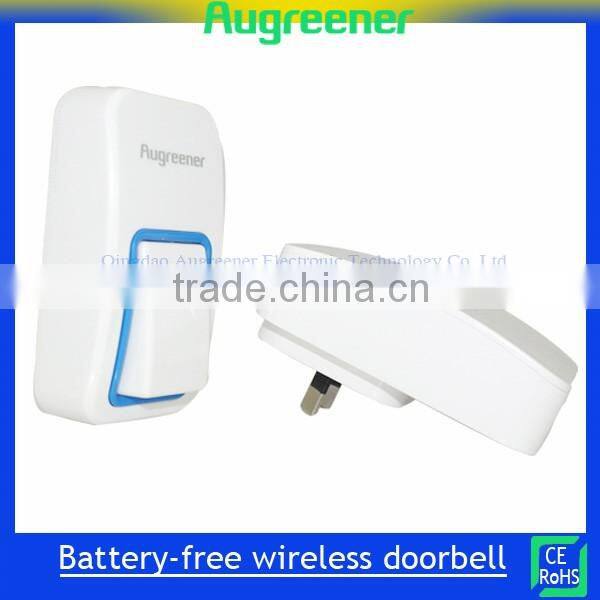 high-end wireless doorbell kinetic wireless doorbell manufacturer suupply in Qingdao wireless doorbell AG101N