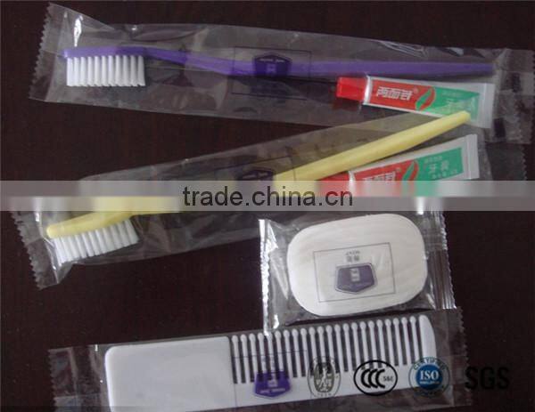 Luxury hotel bathroom amenities supplies set