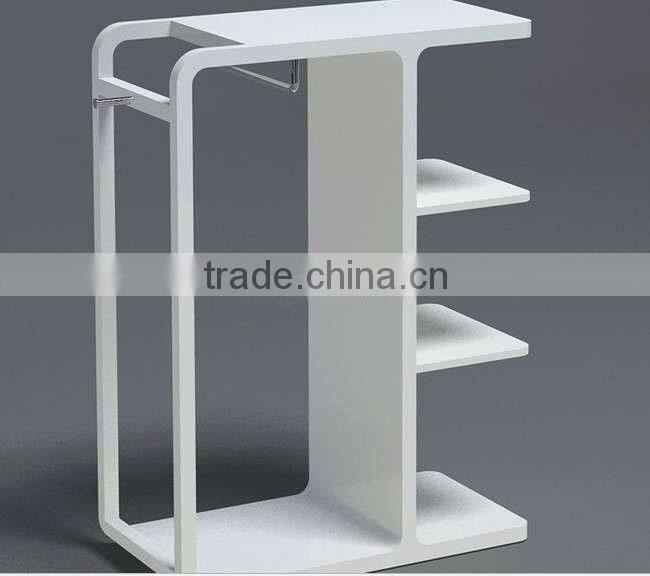 wood flooring table top display shelf rack