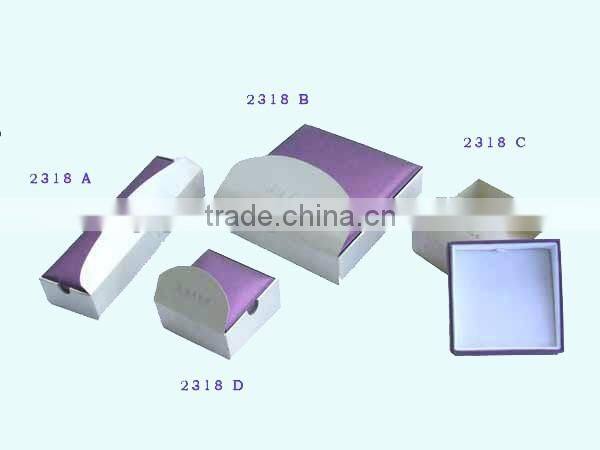 High quality wholesale customized cardboard jewelry boxes with foam inserts