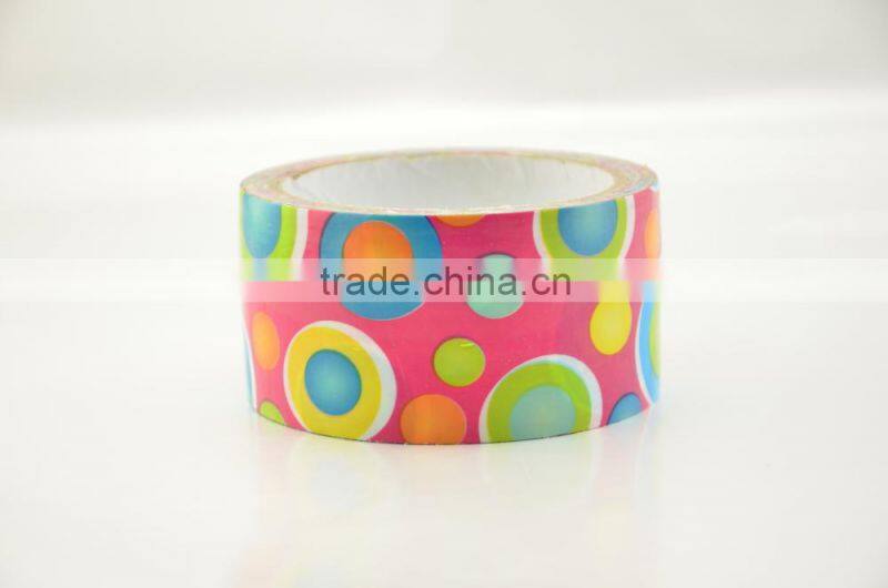 bright colors bubble pattern PE easy tear tape