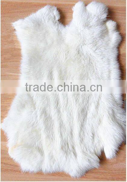 100% Genuine rabbit fur skin factory wholesale