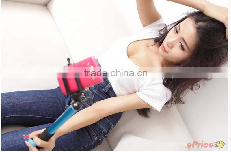 2015 hot selfie stick Selfie stcik for smartphone and action camera