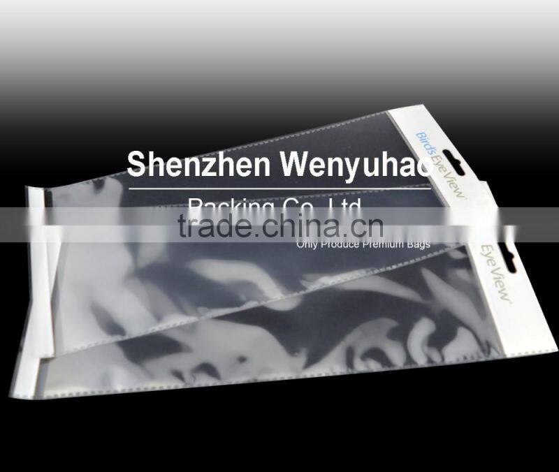 clear self adhesive seal printing header bags packaging suppliers