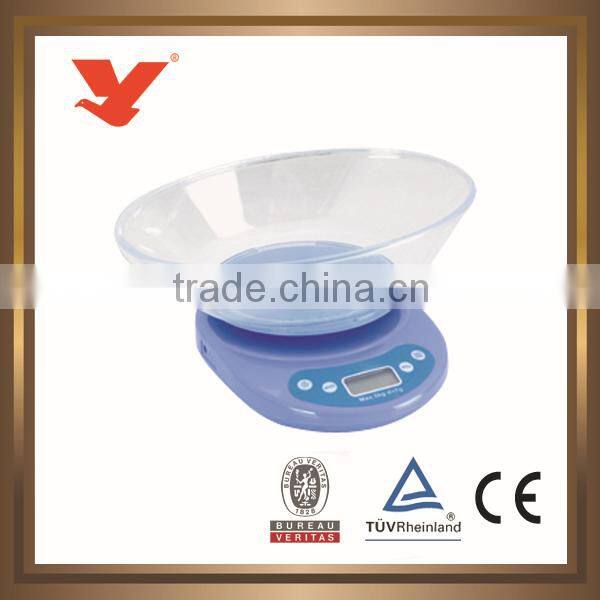 food measuring scale touch screen