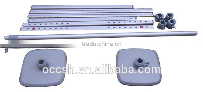 water base poster stand . portable aluminum banner stand