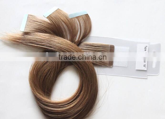 AAAAA alibaba express brazilian human hair colorful tape hair extensions