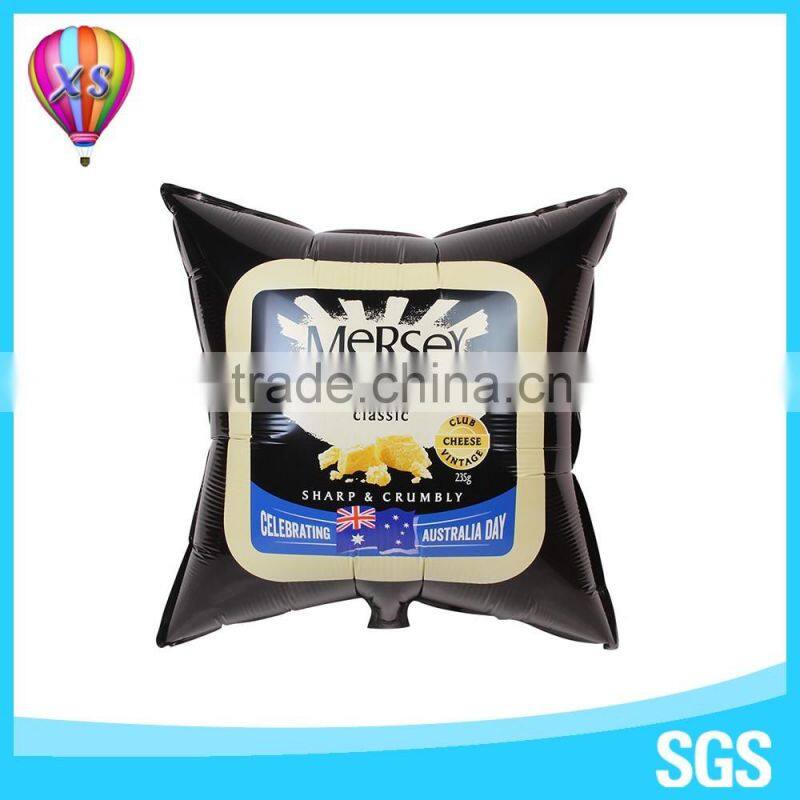 2016 inflatable cube mylar balloon/ inflatable square balloon for advertising