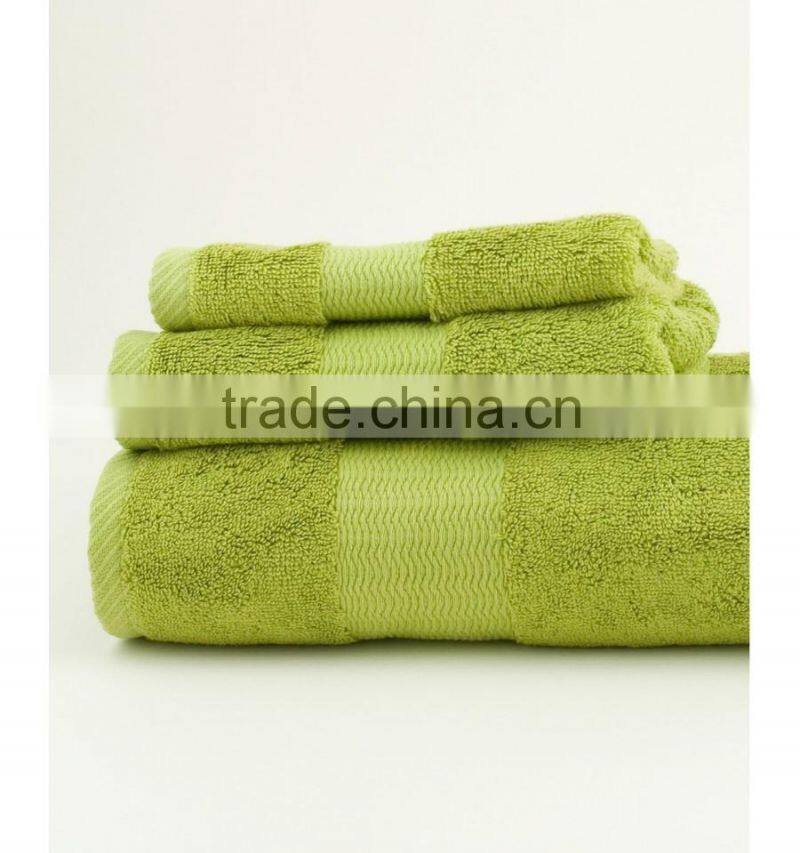 Wholesale hot selling high quality bath hotel bamboo towel gift set
