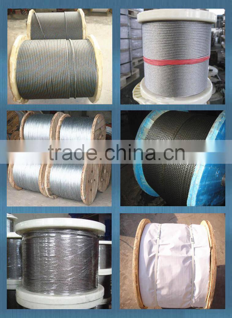 304 stainless steel wire rope 6mm