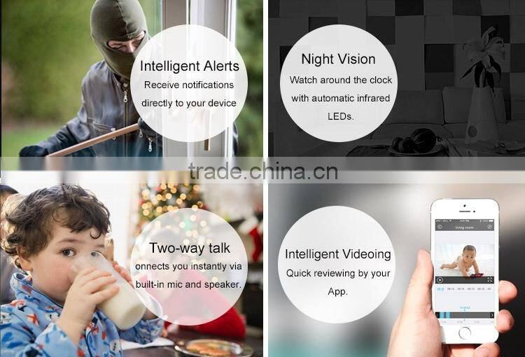 DOG-1W baby secutiry monitor with app for iphone and android cellphone wifi camera