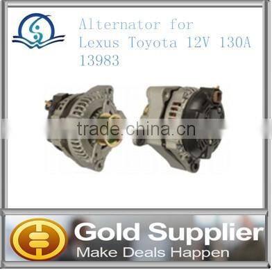Brand New alternator for Lexus Toyota 12V 130A 13983 with high quality and most copetitive price.