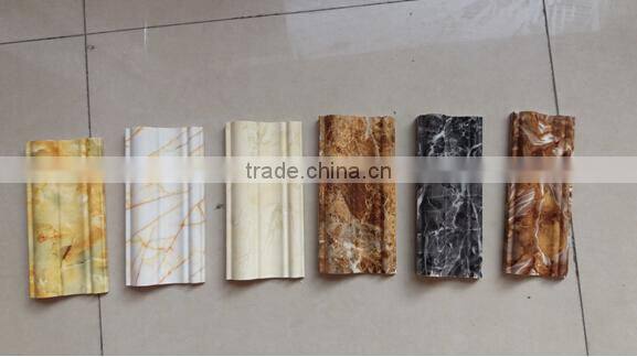 Marble design PVC wall panel for home interior decoration