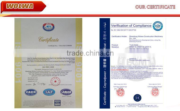 6 ton truck crane with drill price for sale GNQY-C6D