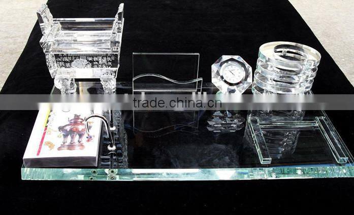 Perfect suit crystal pen container Office decoration crystal product