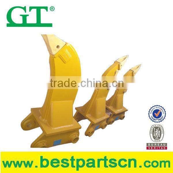 Heavy duty single shank bulldozer ripper shank for D6H