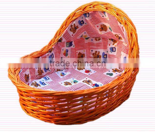fashionable handwork colorful willow basket