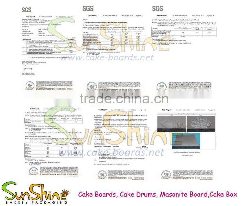 Cake plate gold/silver