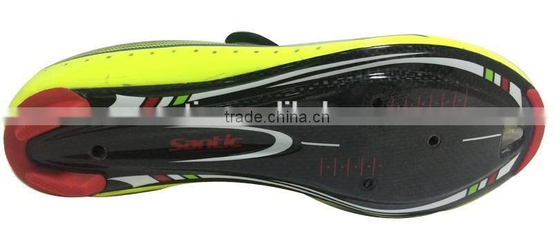 2016 OEM men's carbon road cycling shoes bike shoes with ATOP metal micro adjustment buckle compatible