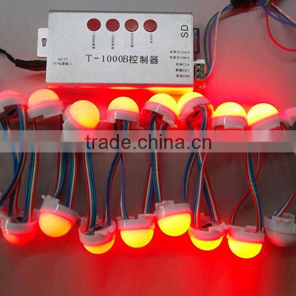 parallel connection led modules waterproof IP67 DC 12V Led pixel modules Diameter 30mm DMX512 led modules