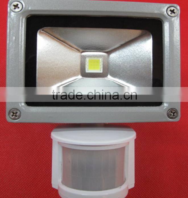 Best quality 10w motion sensor led flood light with IP 65