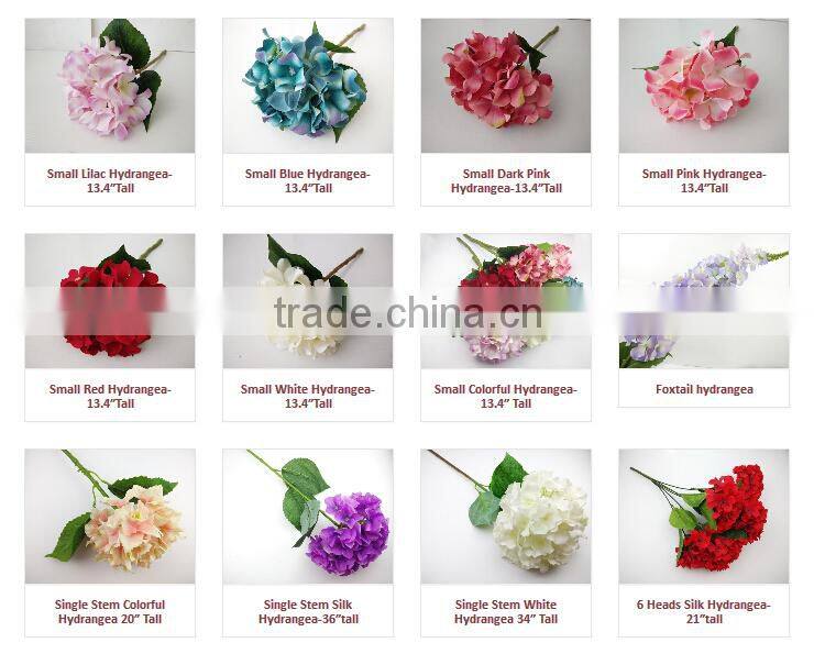 cheap wholesale artificial hydrangea flowers artificial plant