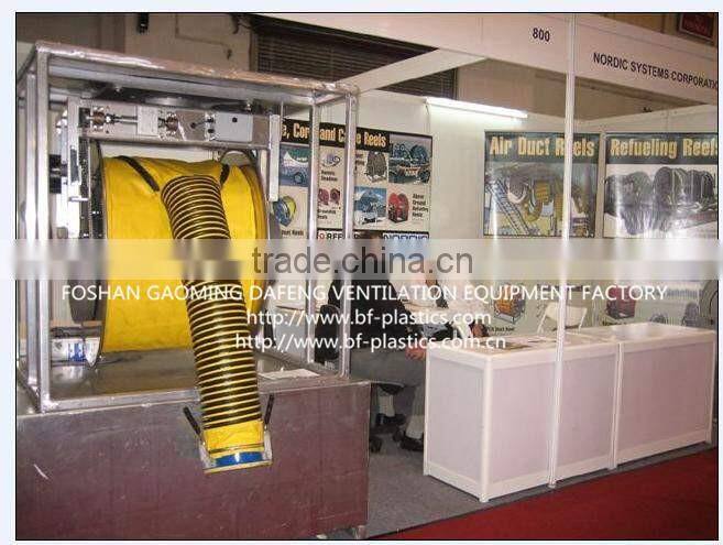 Lay flat insulated air vent duct with Zipper and Velcro coupling