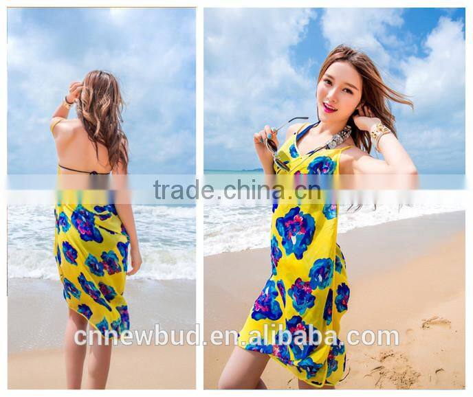 2015 Fashion Scarf hot wrap dress for sexy bikini girls
