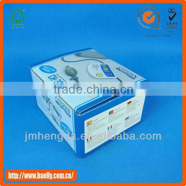 High quality folding standard export corrugated carton paper box design