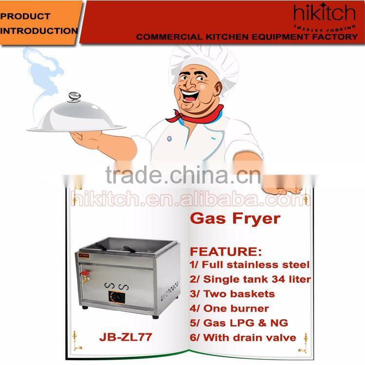 the fast food restaurant equipment walmart deep fryer gas industrial fryer in Guangzhou