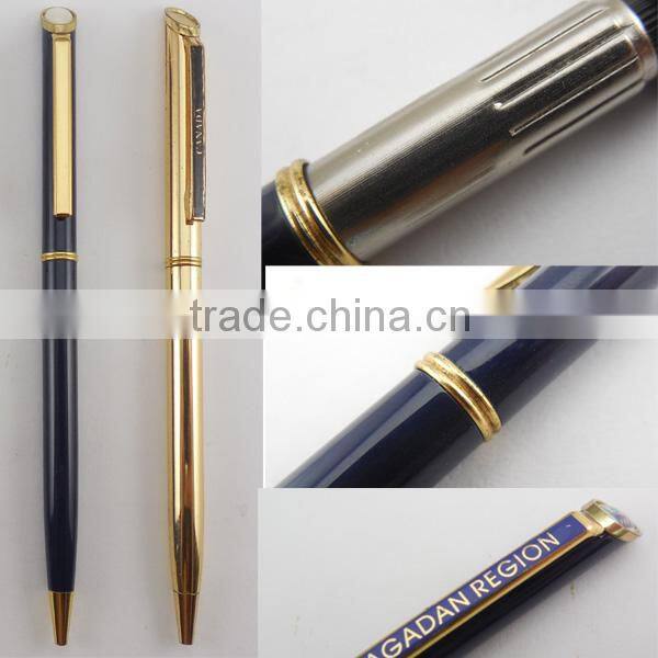 hot selling small moq simple design metal pen for sample free