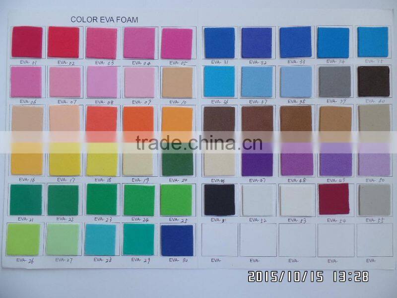 Supplier of Goma EVA foam sheet with good quality for kid's play and cutiing