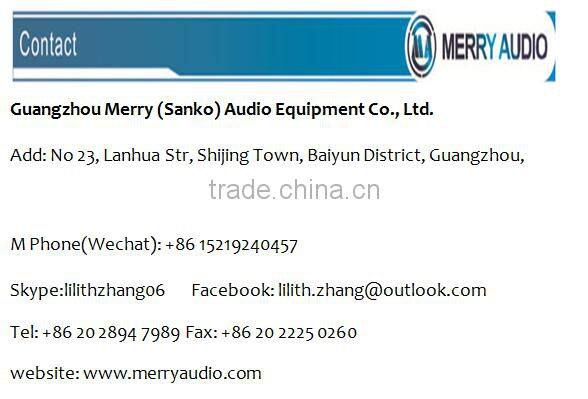 Hi-Fi 60W 44mm voice coil 108.5dB line array speaker driver unit for outdoor activities