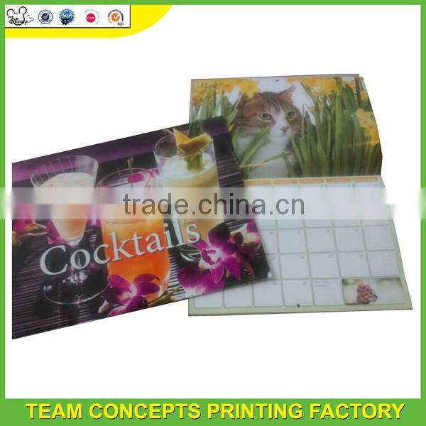 Colourful tear off wall calendar wholesale