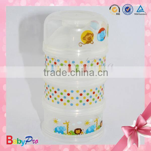 Wholesale Hot Sale Baby Milk Powder Container Plastic Empty Compact Powder Container