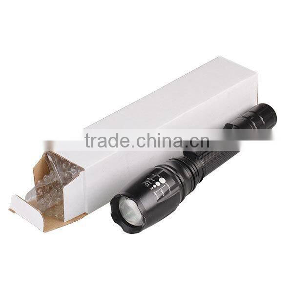 Ultra Bright 1600LM Lumen Adjustable LED Aluminum alloy Flashlight Torch Charger 2 x 18650 Battery flashlight