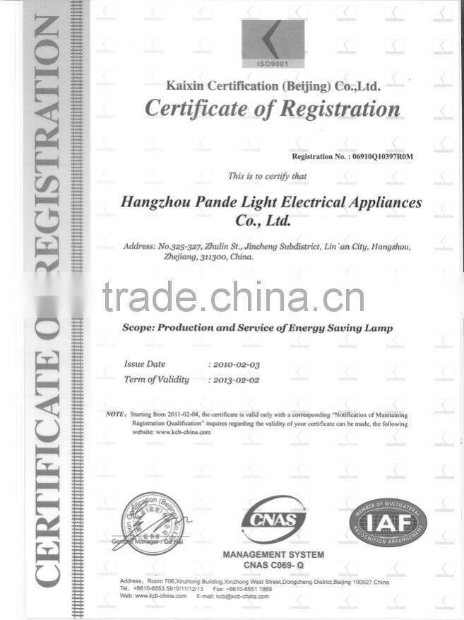 CE ROHS SASO Day Light Spiral 26W 40W Cfl Bulb Raw Material