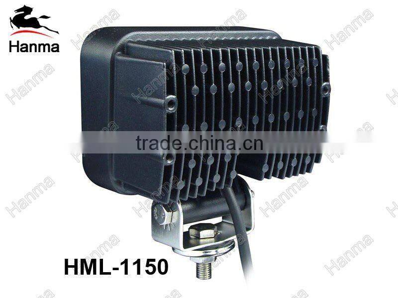 Hanma 2012 NEW!!! high quality super bright 4000lm IP67,CE,RoHs rectangle led work lamp