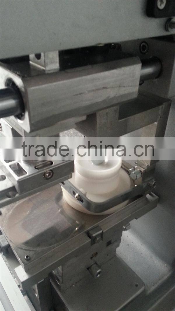 GW-MINI/B-CP semi automatic 1 color pad printing machine closed ink cup pad printing machinery