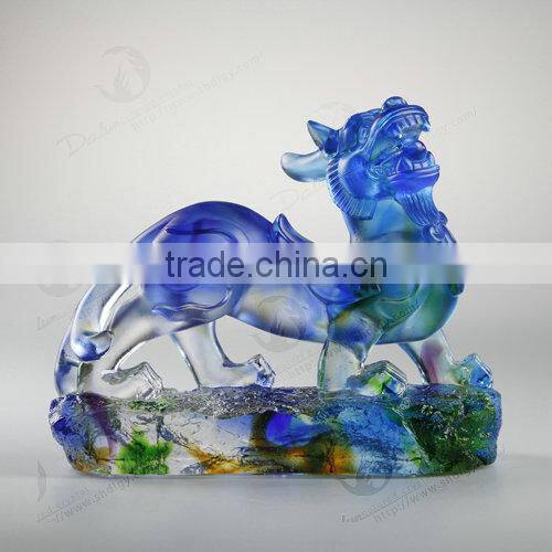 auspicious animal Western region desert cultural mascot liuli crafts