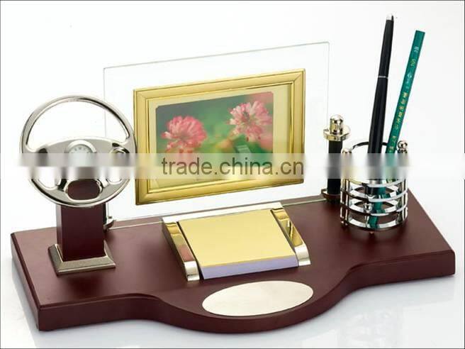 decorative metal pen holder