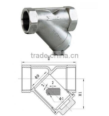 Lower price !!! female threaded Y type strainers