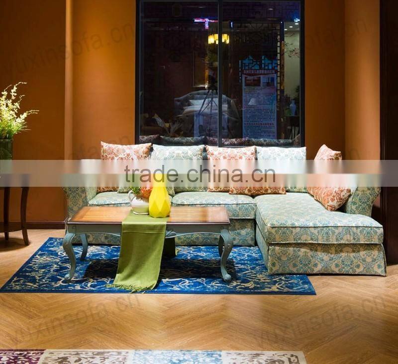 Arabian Modern Sofa in Dubai, New Antique Style Classic Fabric Sofa General Use in Livingroom Furniture