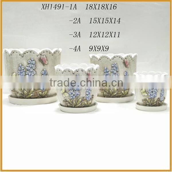 Newest design hot sale china custom lavender flower pot
