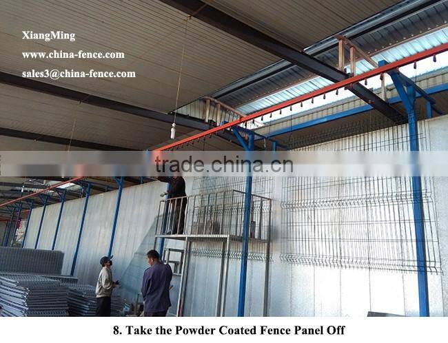 Powder Coated Metal Fence Steel Fencing Security Fences