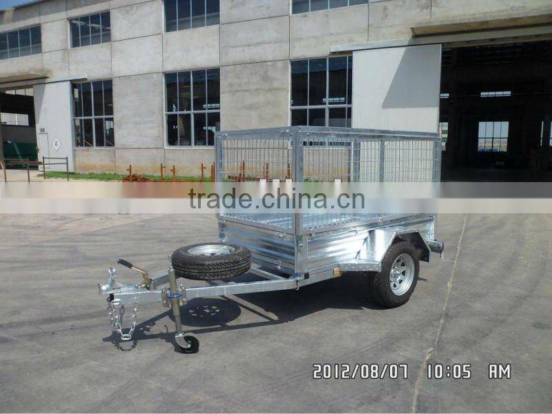 All galvanized chassis cargo trailer with galvanized sheet