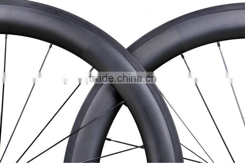 New Arrival Carbon Bicycle Clincher RimCarbon Aero Road Bike 60C Clincher Wheelset 60mm Clincher 60mm Stiffness Road Racing