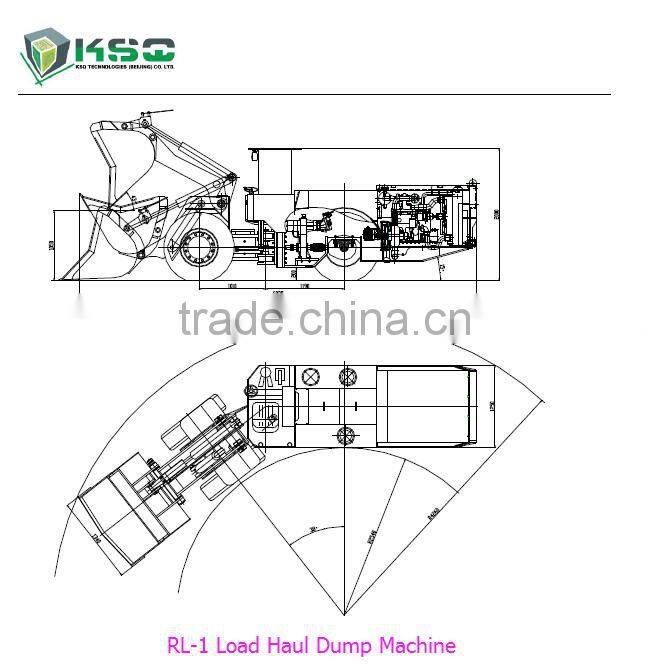 China Brand New Underground Mining Loader, KSQ RL-1 Beijing