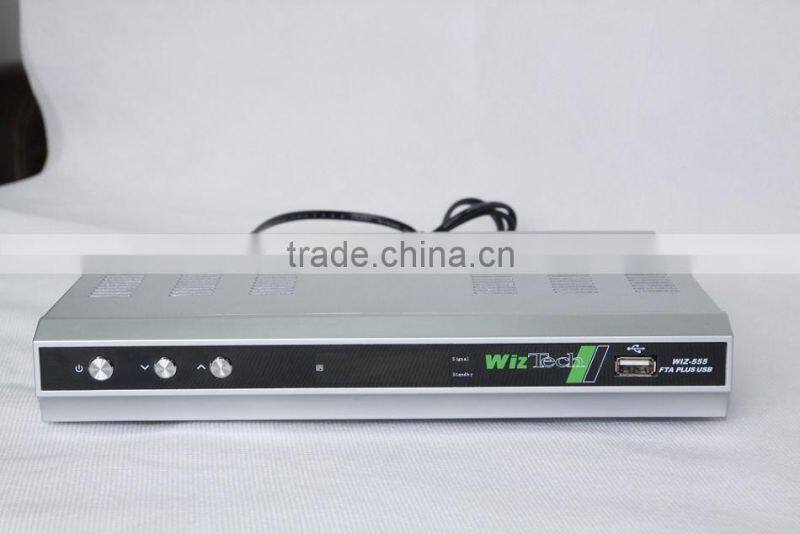 FTA digital satellite receiver wiztech 555